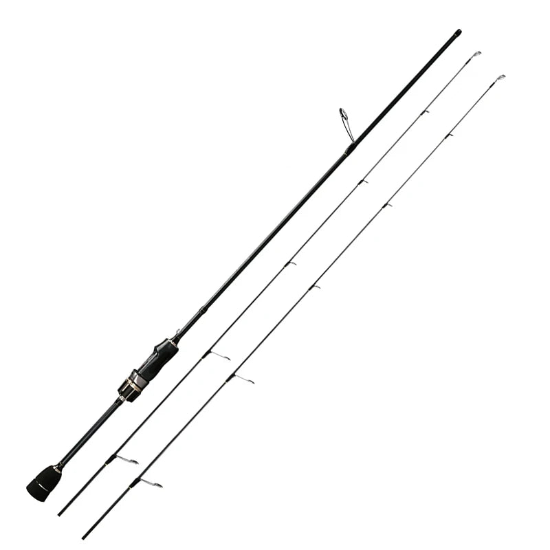 Fishing rod on a white background
