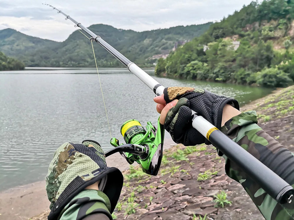 Telescopic Rock Fishing Rod Spinning Fly Carp Feeder Carbon Fiber Pesca 3M 2.7M 2.4M 2.1M 1.8M 1.5M Mini Travel Rod Reel Seat
