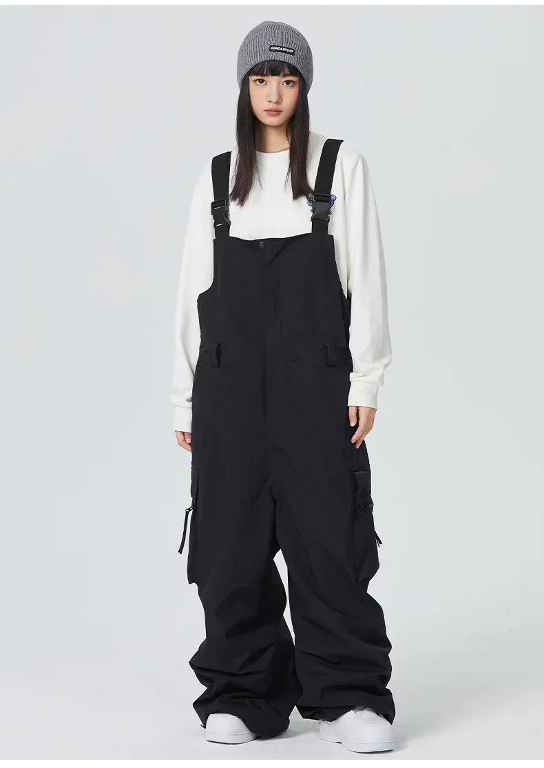 Dollplus Winter Ski Pants – Unisex Snowboard Overalls, 15,000mm Waterproof & Windproof