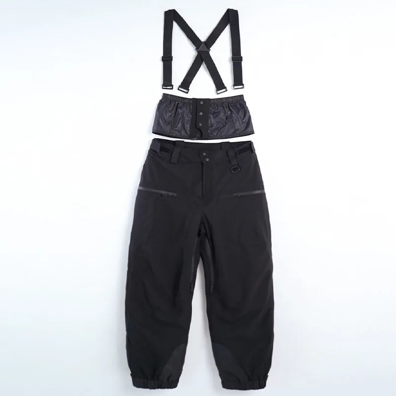 Men's Baggy Snowboard Pants - Waterproof 15000mm Snowboarding Pants Baggy Fit Winter Gear