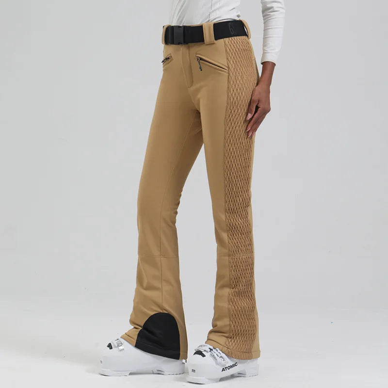 Womens snowboard Pants by Mioigee – Slim Fit, Elastic Waist, Waterproof & Breathable