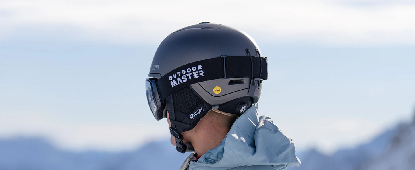 OutdoorMaster MIPS Ski Snowboard Helmet – Adjustable Ventilated Snowboarding Helmet for Men & Women | PC Shell + EPS Foam Winter Safety Gear