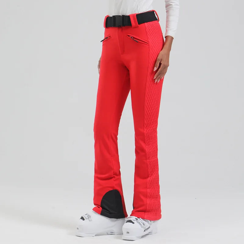 Womens snowboard Pants by Mioigee – Slim Fit, Elastic Waist, Waterproof & Breathable