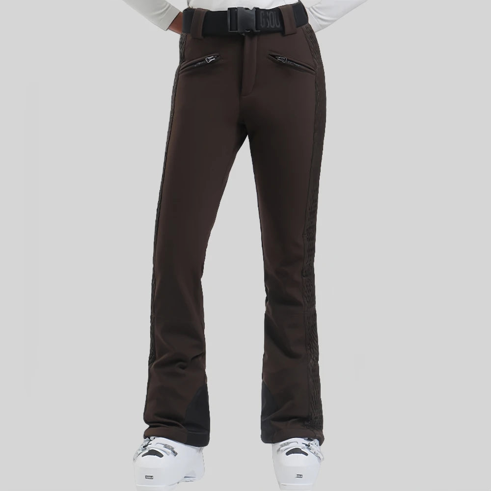 Womens snowboard Pants by Mioigee – Slim Fit, Elastic Waist, Waterproof & Breathable