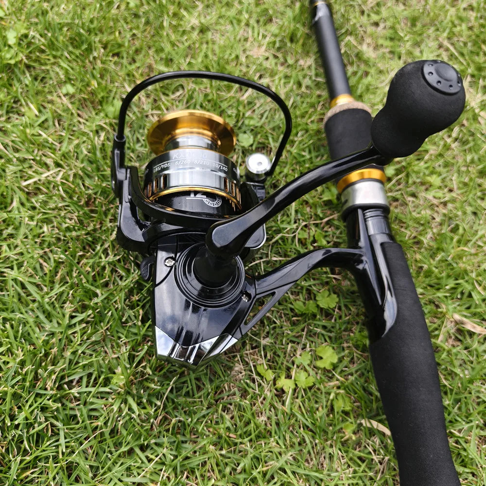 Professional Spinning Reel Ultra Light 1000~7000 5.2:1 Gear Ratio CNC Metal Spool Spinning Fishing Reel For Freshwater Saltwater