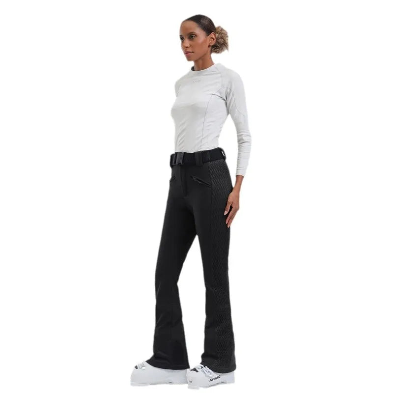 Womens snowboard Pants by Mioigee – Slim Fit, Elastic Waist, Waterproof & Breathable