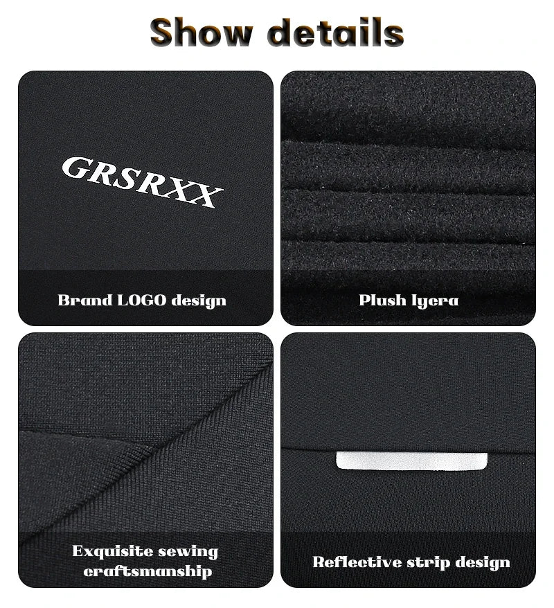GRSRXX Thermal Winter Cycling Jacket MTB Bike Coat Bicycle Coat Sleeveless Long Sleeve Clothing Cycling Jersey Ciclismo Unisex