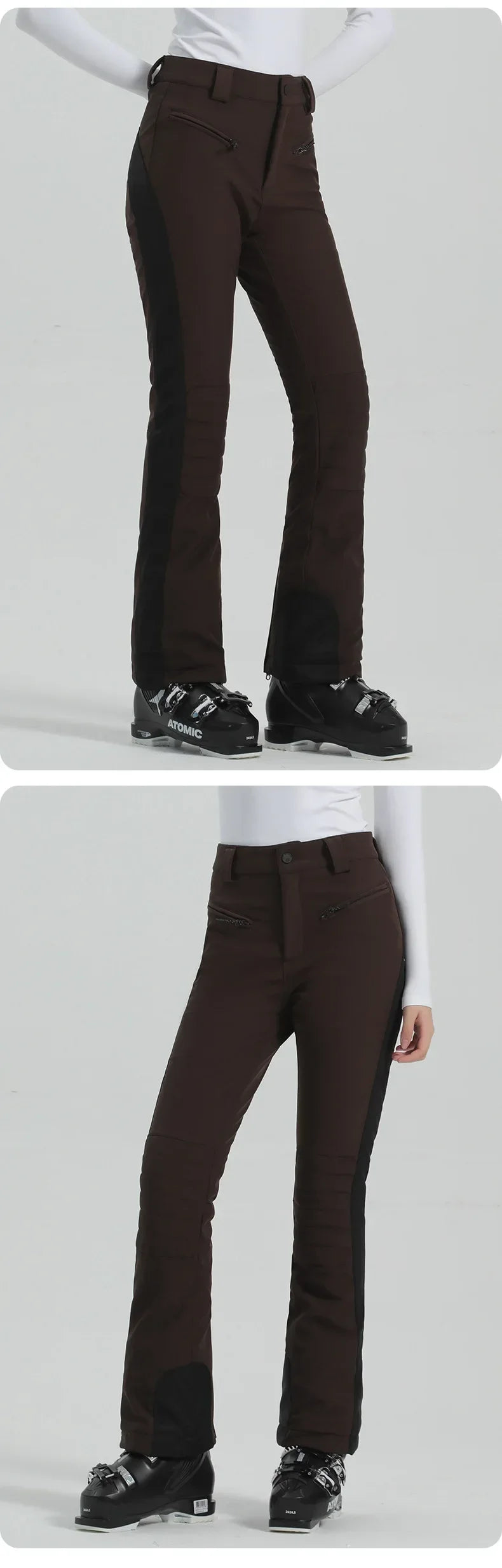 Ladies High Elasticity Ski Pants – Slim Fit Women’s Waterproof Snow Pants