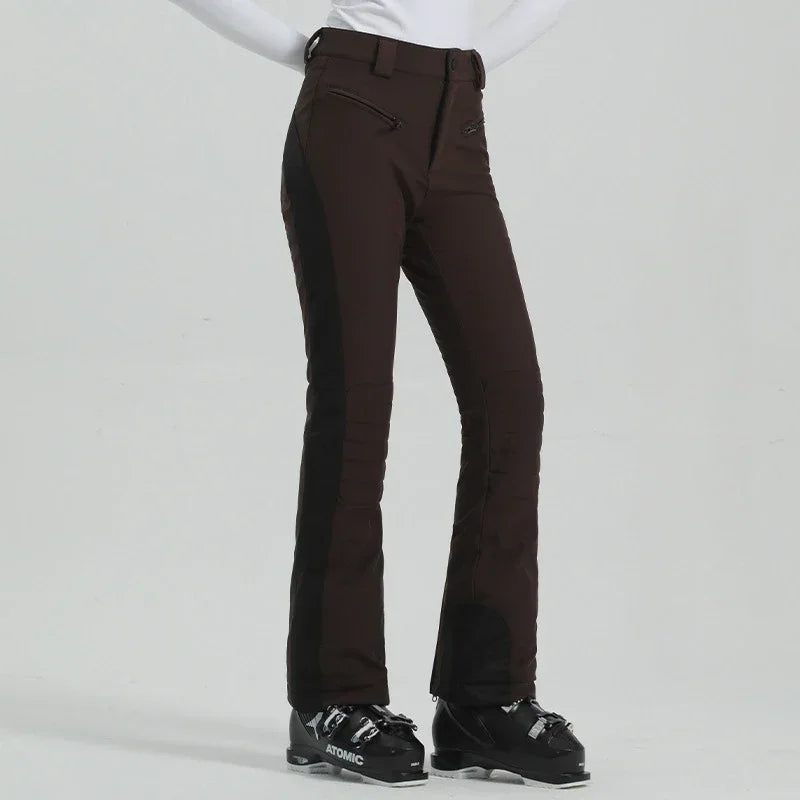 Ladies High Elasticity Ski Pants – Slim Fit Women’s Waterproof Snow Pants