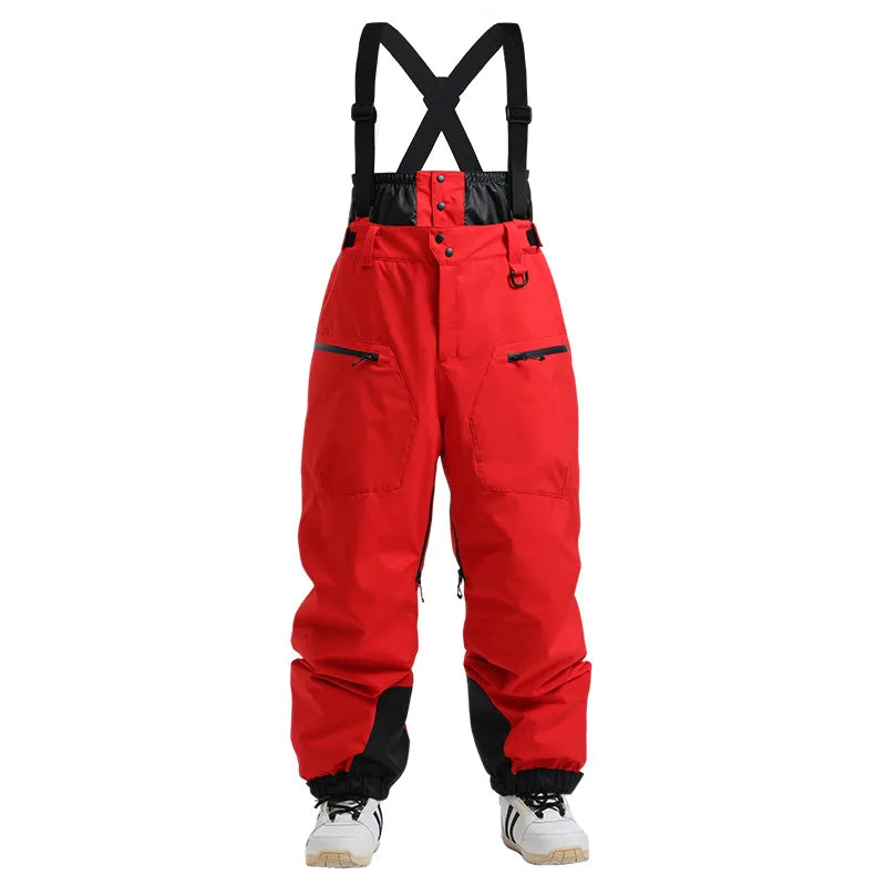 Mioigee Men’s Skiing Pants – Waterproof Snowboard Trousers, Warm Insulated Overalls