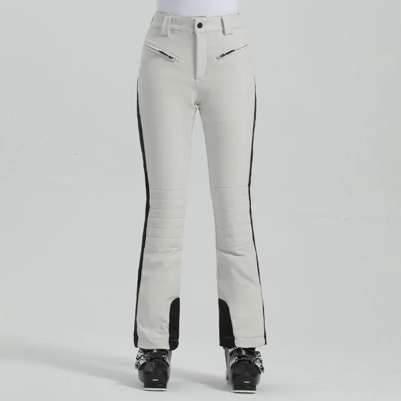 Ladies High Elasticity Ski Pants – Slim Fit Women’s Waterproof Snow Pants