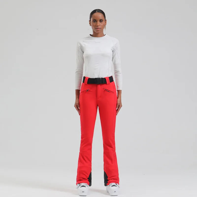 Womens snowboard Pants by Mioigee – Slim Fit, Elastic Waist, Waterproof & Breathable
