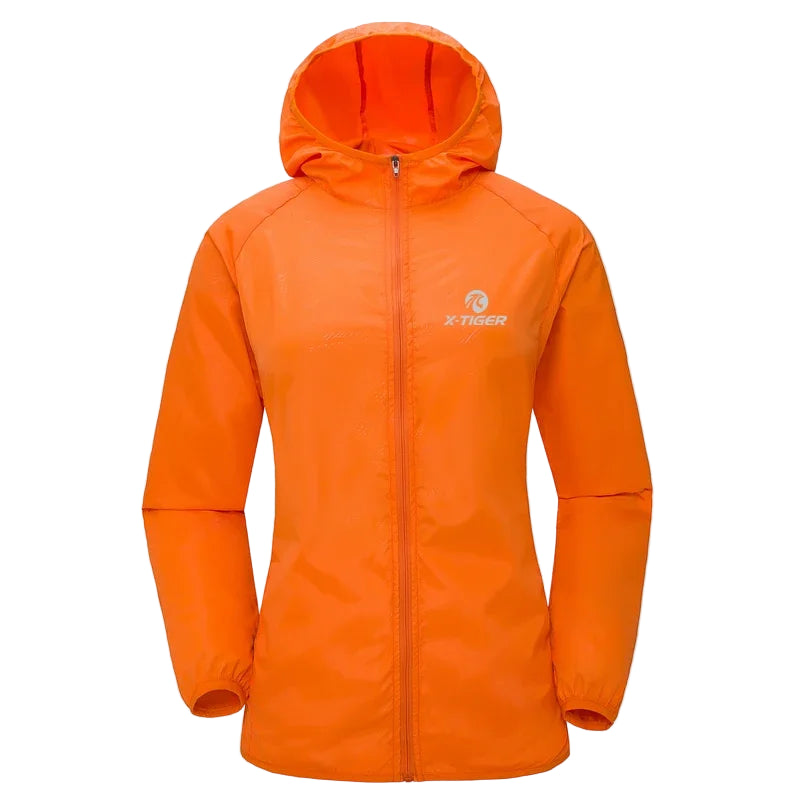 X-TIGER Windproof Reflective Cycling Jersey MTB Bike Bicycle Windcoat Super Light Sunscreen Hiking Jacket Cycling Sports Clothes