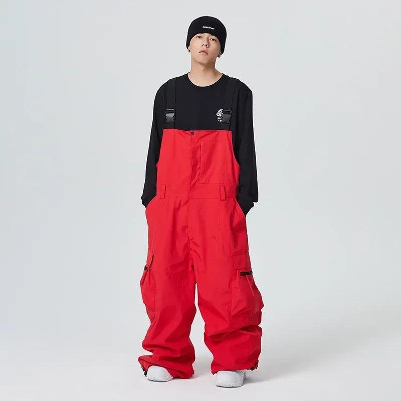 Dollplus Winter Ski Pants – Unisex Snowboard Overalls, 15,000mm Waterproof & Windproof