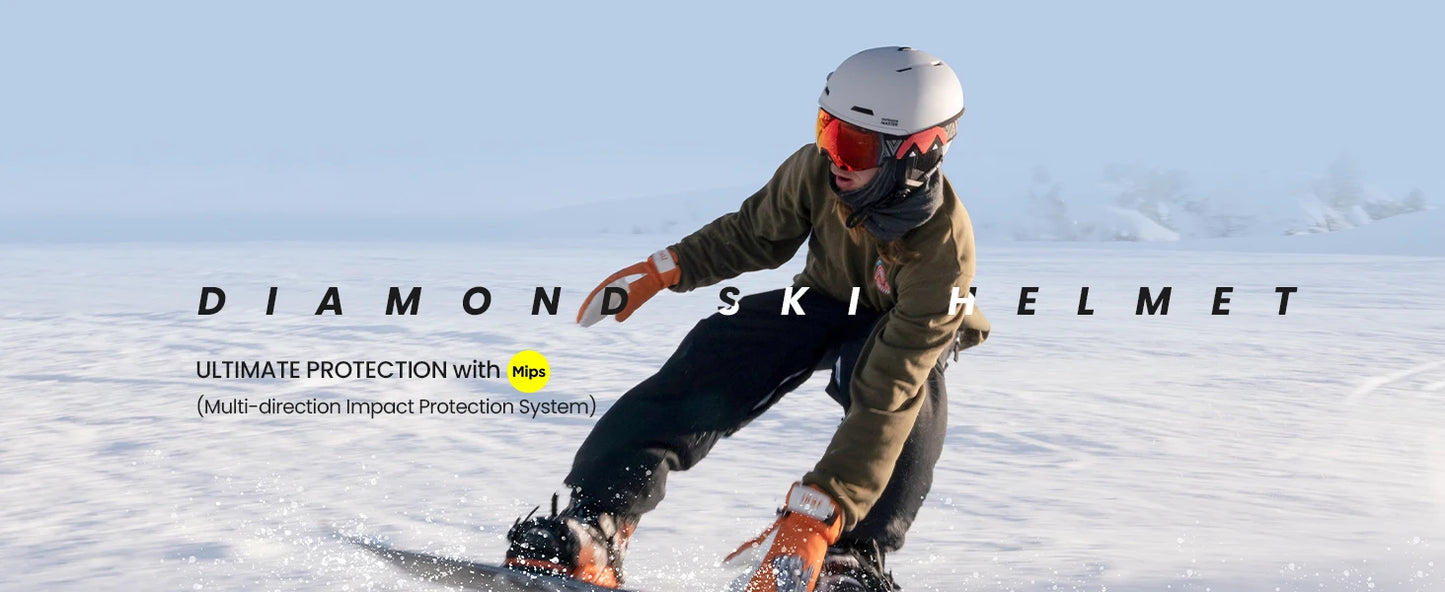 OutdoorMaster MIPS Ski Snowboard Helmet – Adjustable Ventilated Snowboarding Helmet for Men & Women | PC Shell + EPS Foam Winter Safety Gear