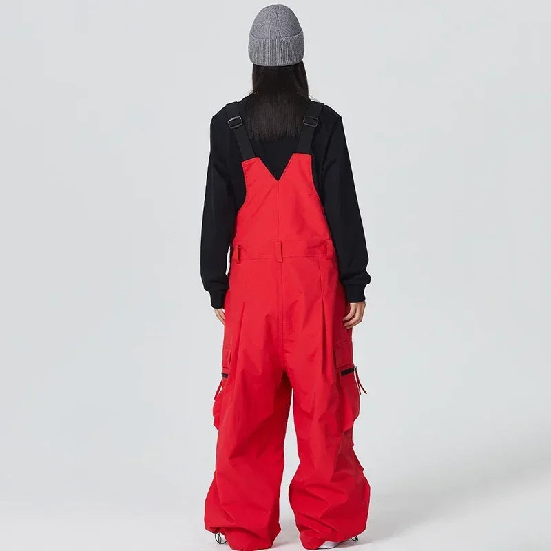 Dollplus Winter Ski Pants – Unisex Snowboard Overalls, 15,000mm Waterproof & Windproof