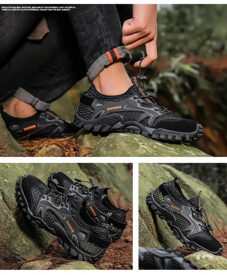 Outdoor Anti-slip Wear-resistant Shoes for Men Hiking Shoes Jogging Trekking Sneakers Fast Zapatos Outdoor Hombre Invierno