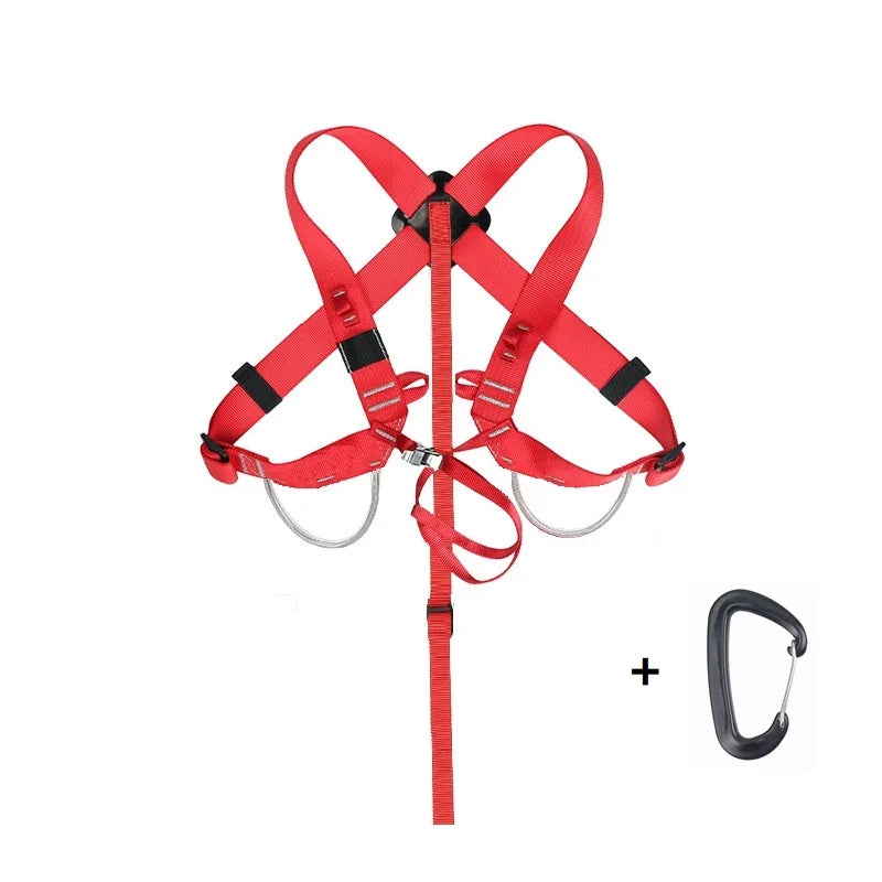 Rock Climbing Shoulder Girdles Adjustable Chest Safety Belt Harness