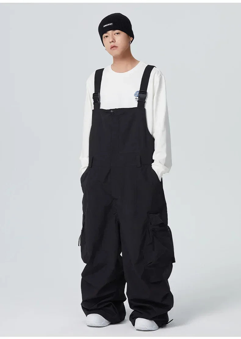 Dollplus Winter Ski Pants – Unisex Snowboard Overalls, 15,000mm Waterproof & Windproof