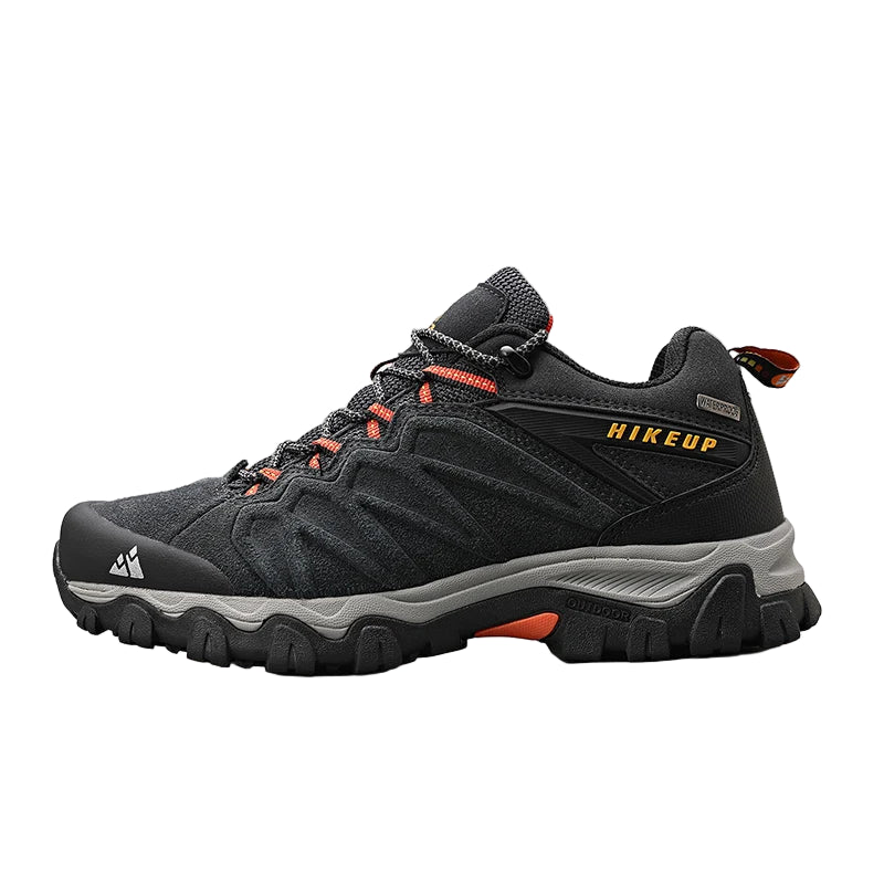 HIKEUP Leather Athletic Shoes | Durable Outdoor Hiking & Trekking Shoes for Men