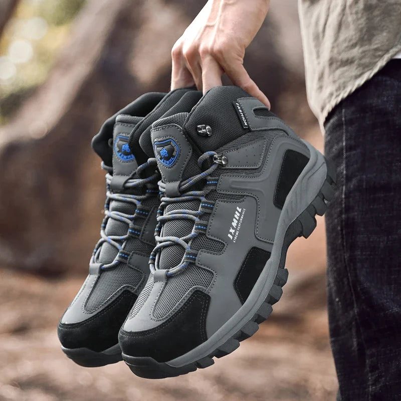 Couple Hiking Shoes Men Mountain Climbing Trekking Boots Women Non-slip Outdoor Work Ankle Boot