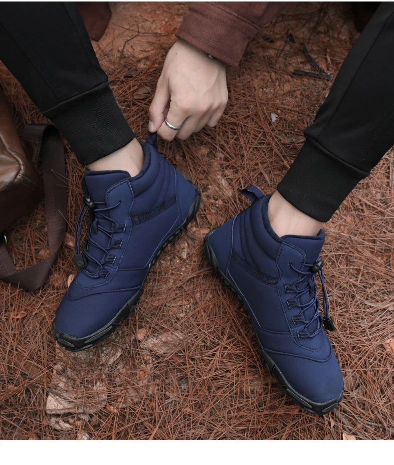 Hiking shoes Pro Non-Slip Waterproof Winter, Winter Barefoot Shoes, Mens Womens Winter Barefoot