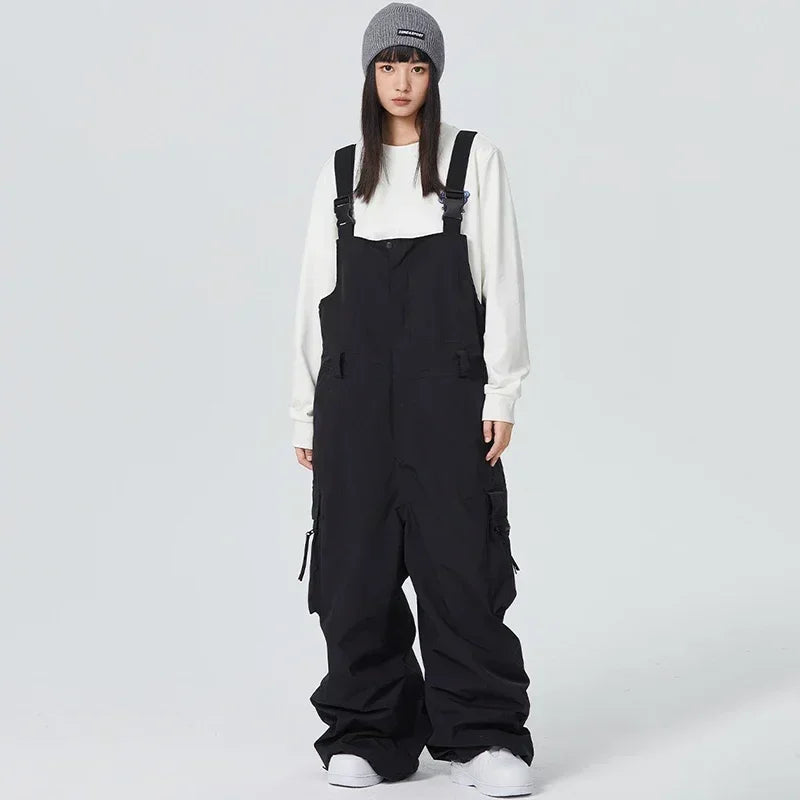 Dollplus Winter Ski Pants – Unisex Snowboard Overalls, 15,000mm Waterproof & Windproof