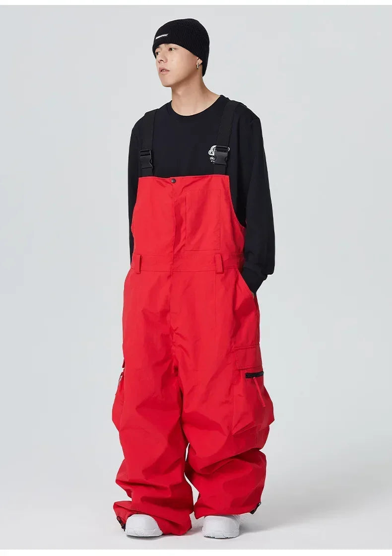Dollplus Winter Ski Pants – Unisex Snowboard Overalls, 15,000mm Waterproof & Windproof
