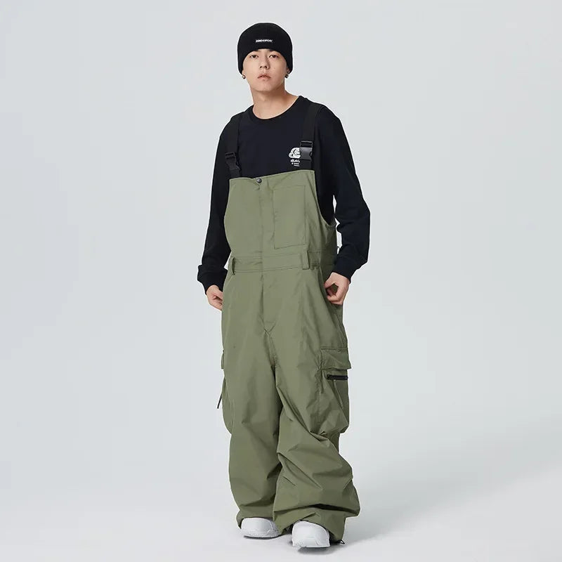 Dollplus Winter Ski Pants – Unisex Snowboard Overalls, 15,000mm Waterproof & Windproof