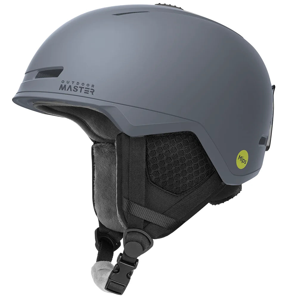 OutdoorMaster MIPS Ski Snowboard Helmet – Adjustable Ventilated Snowboarding Helmet for Men & Women | PC Shell + EPS Foam Winter Safety Gear