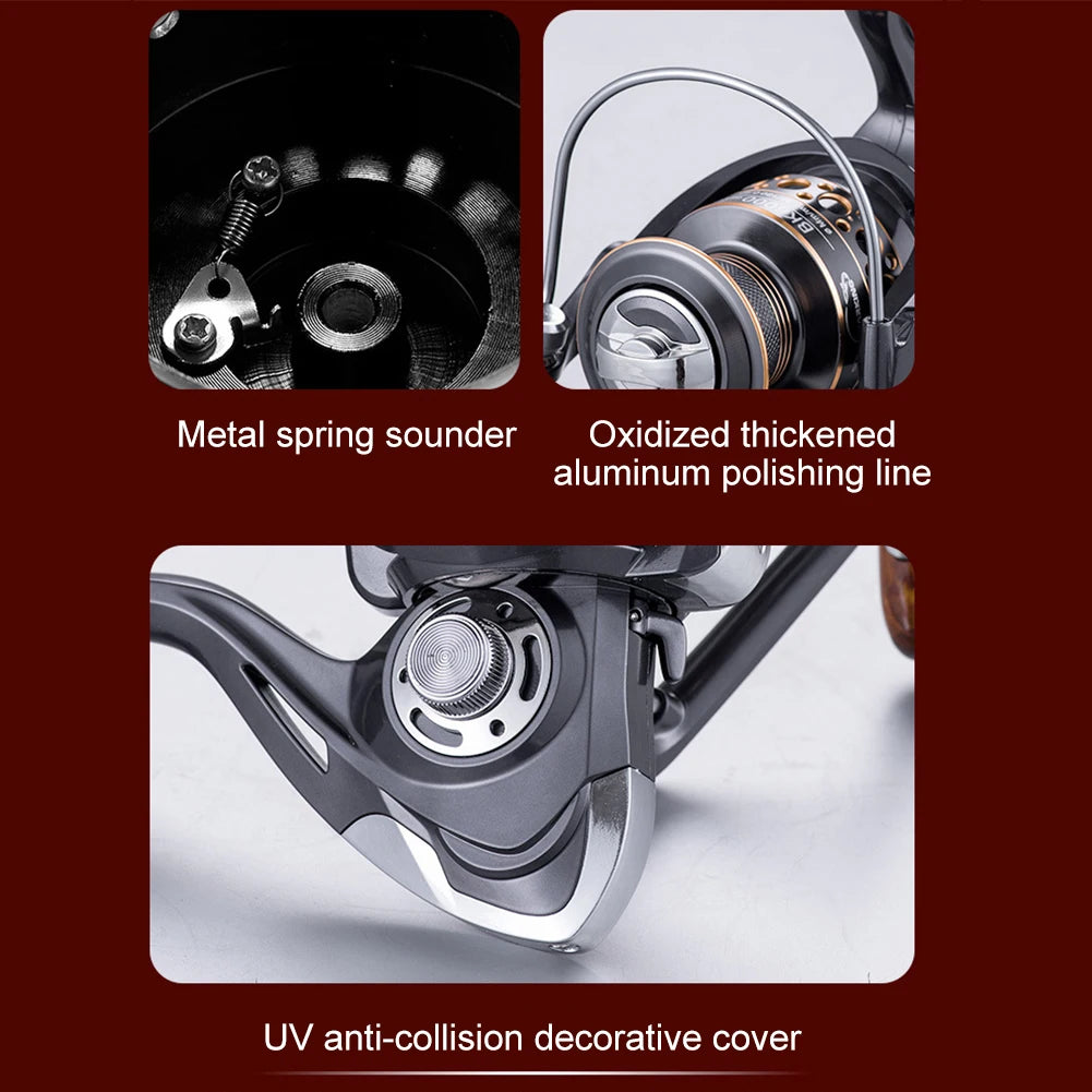 Spinning Reel Innovative Water Resistance Spinning Reel 13 Bearings Max Drag Power Fishing Reel Long Cast Offshore Trolling Reel