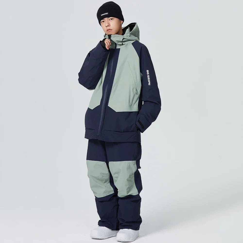 Dollplus 2025 Baggy Snowboard Pants – Waterproof, Windproof & Thermal Ski Trousers