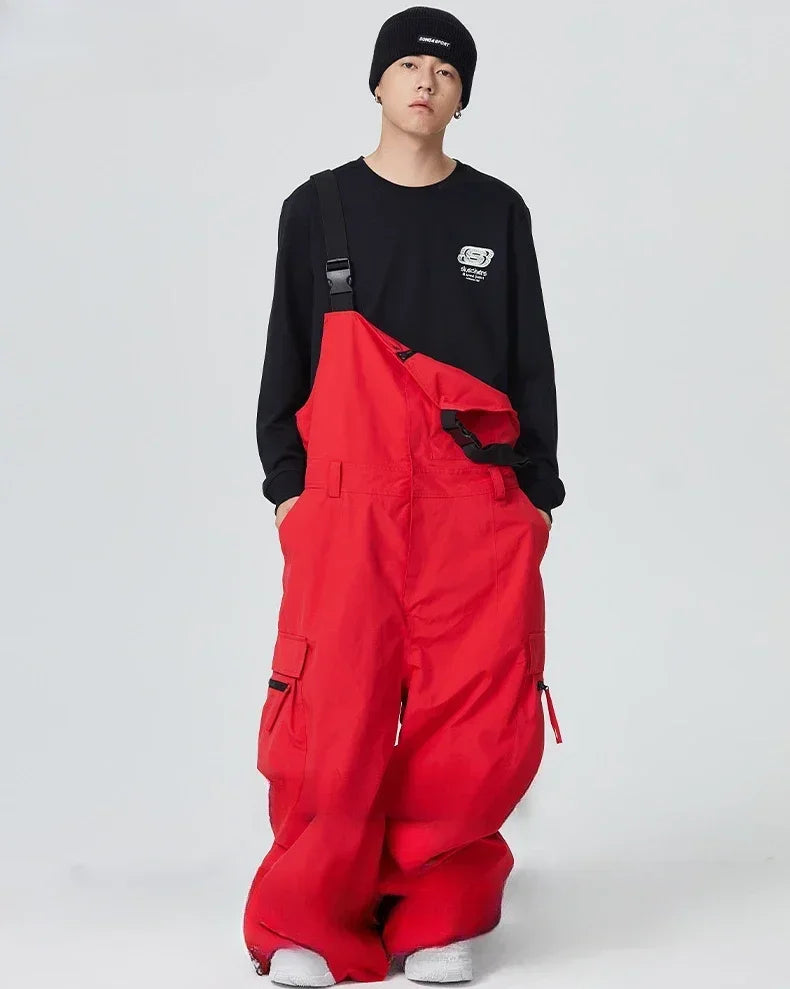 Dollplus Winter Ski Pants – Unisex Snowboard Overalls, 15,000mm Waterproof & Windproof