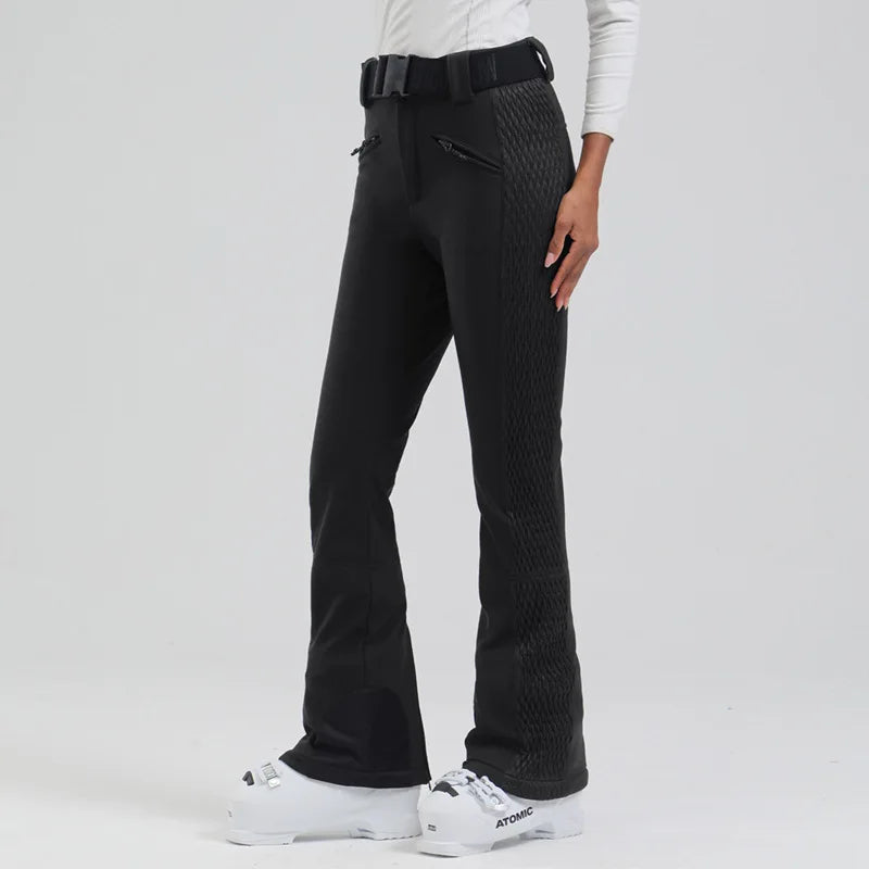 Womens snowboard Pants by Mioigee – Slim Fit, Elastic Waist, Waterproof & Breathable