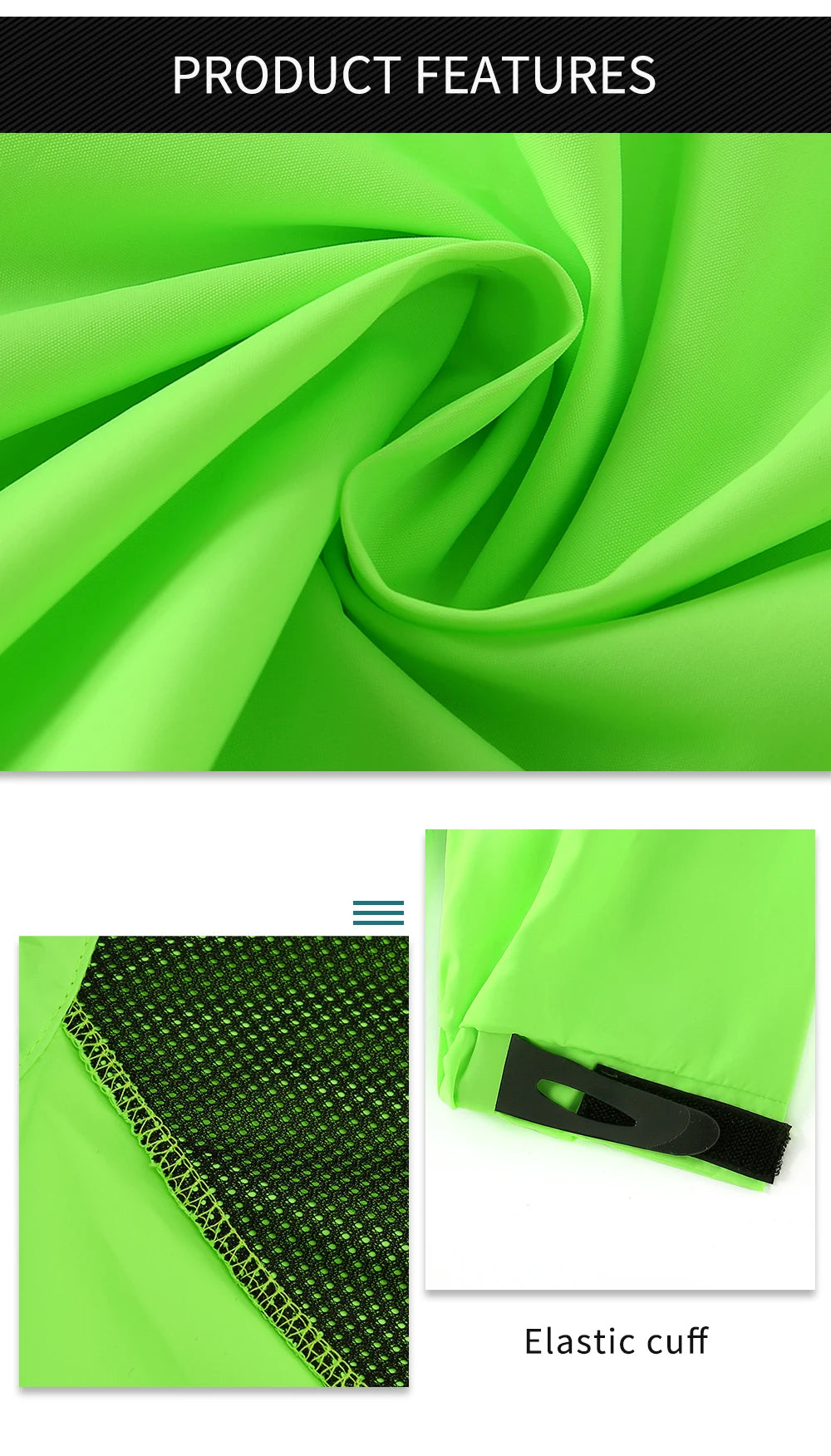 WOSAWE Men's Cycling Windbreaker Ultralight Reflective Windproof Jacket Men MTB Road Bike Wind Coat Long Sleeve Bicycle Clothing