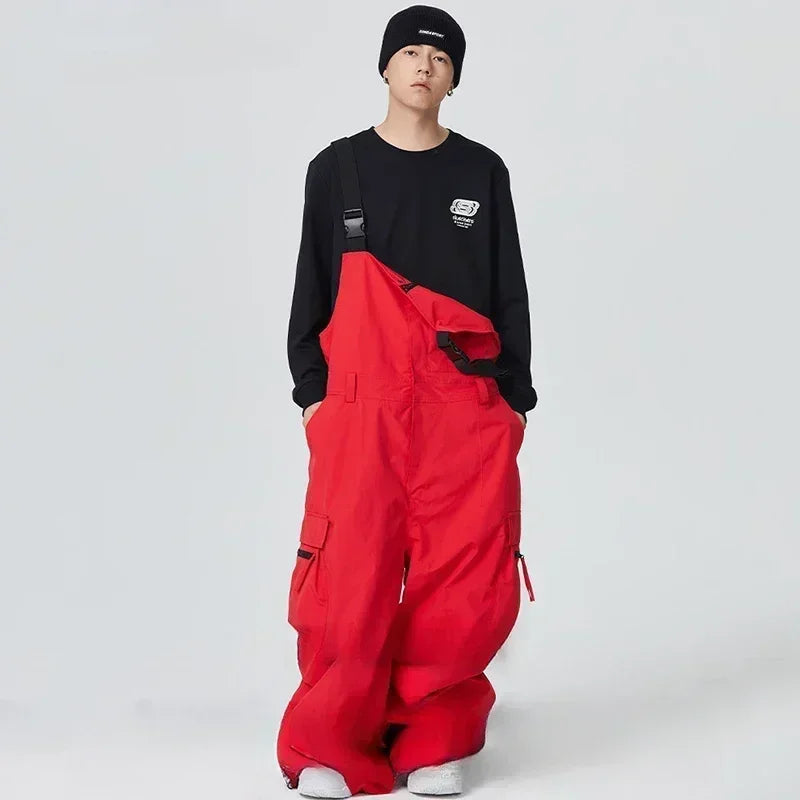 Dollplus Winter Ski Pants – Unisex Snowboard Overalls, 15,000mm Waterproof & Windproof