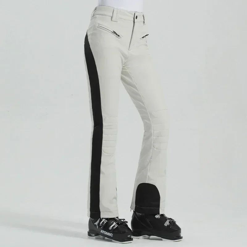 Ladies High Elasticity Ski Pants – Slim Fit Women’s Waterproof Snow Pants