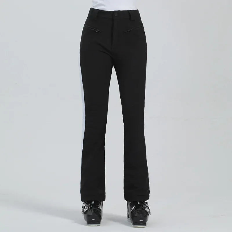 Ladies High Elasticity Ski Pants – Slim Fit Women’s Waterproof Snow Pants