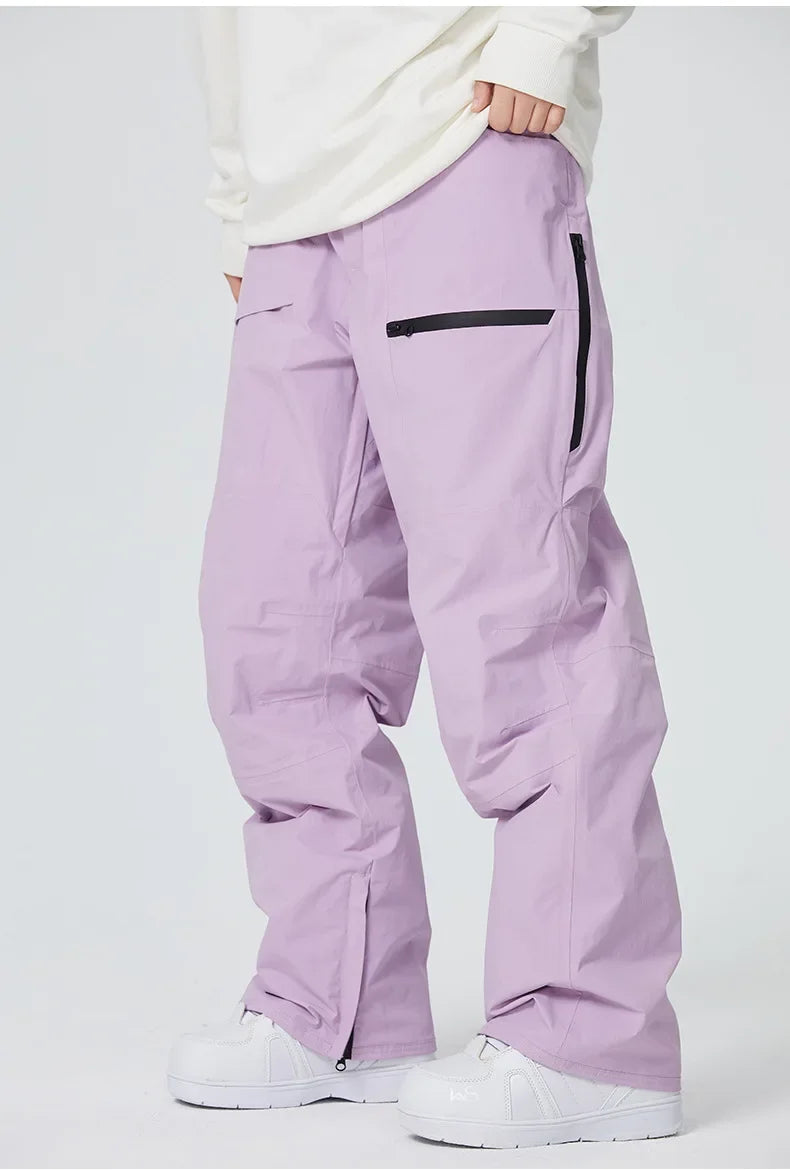 Dollplus 2025 Baggy Snowboard Pants – Waterproof, Windproof & Thermal Ski Trousers