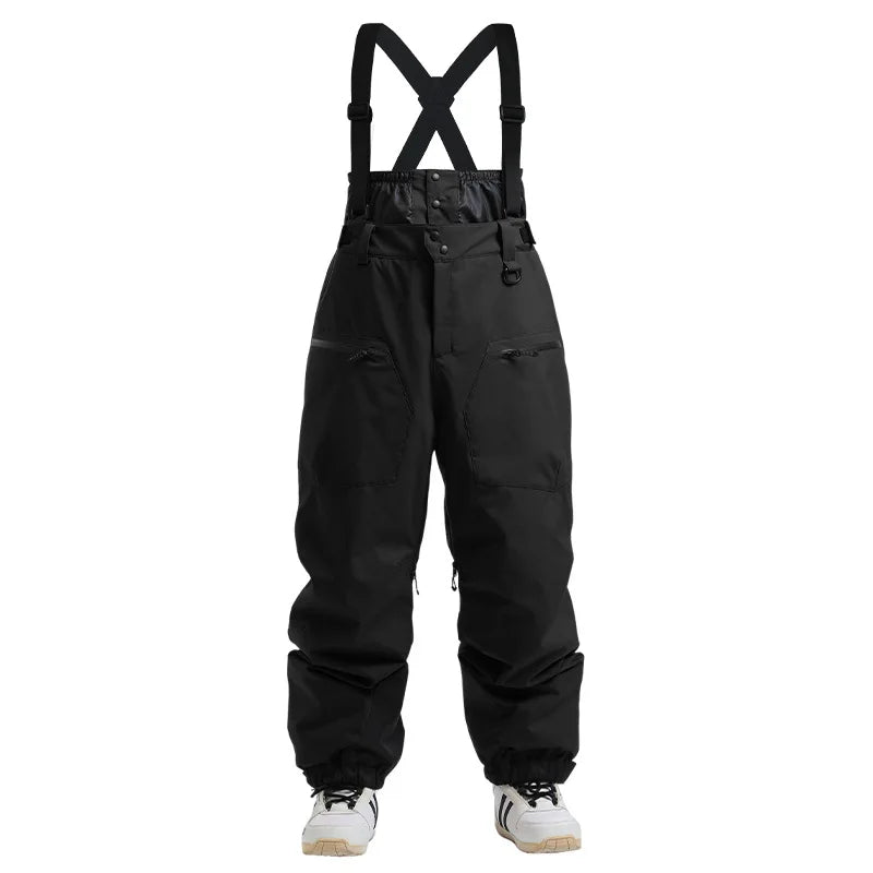 Mioigee Men’s Skiing Pants – Waterproof Snowboard Trousers, Warm Insulated Overalls