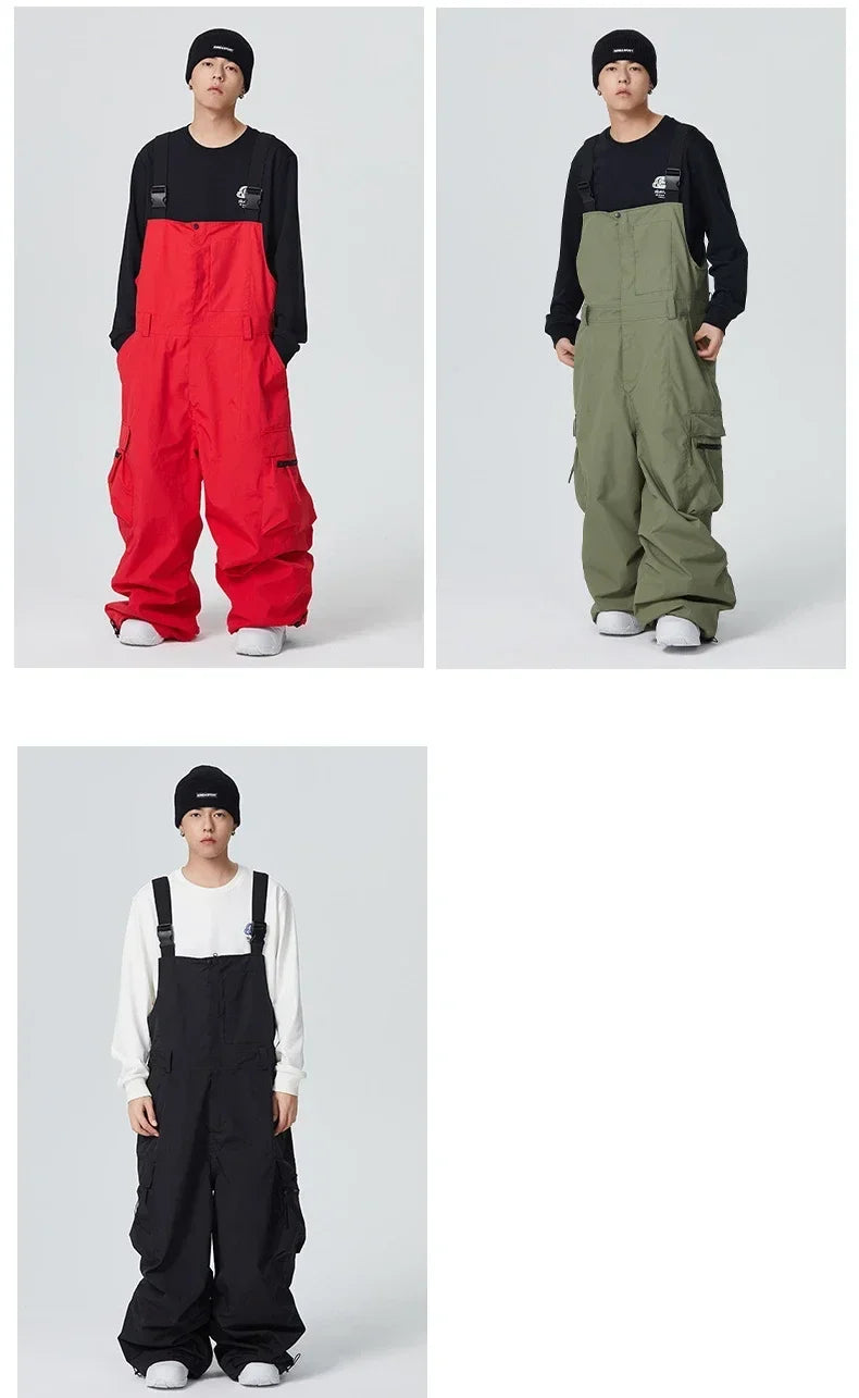 Dollplus Winter Ski Pants – Unisex Snowboard Overalls, 15,000mm Waterproof & Windproof