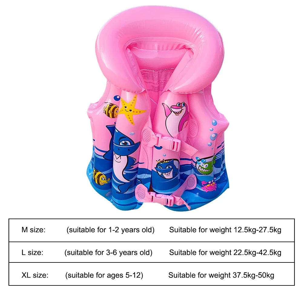 Baby Life Jacket 3D Cute Swimming Vest for Children Buoyancy Floating Vest Swimming Vest Float Child Life Jacket Pool Swimwear