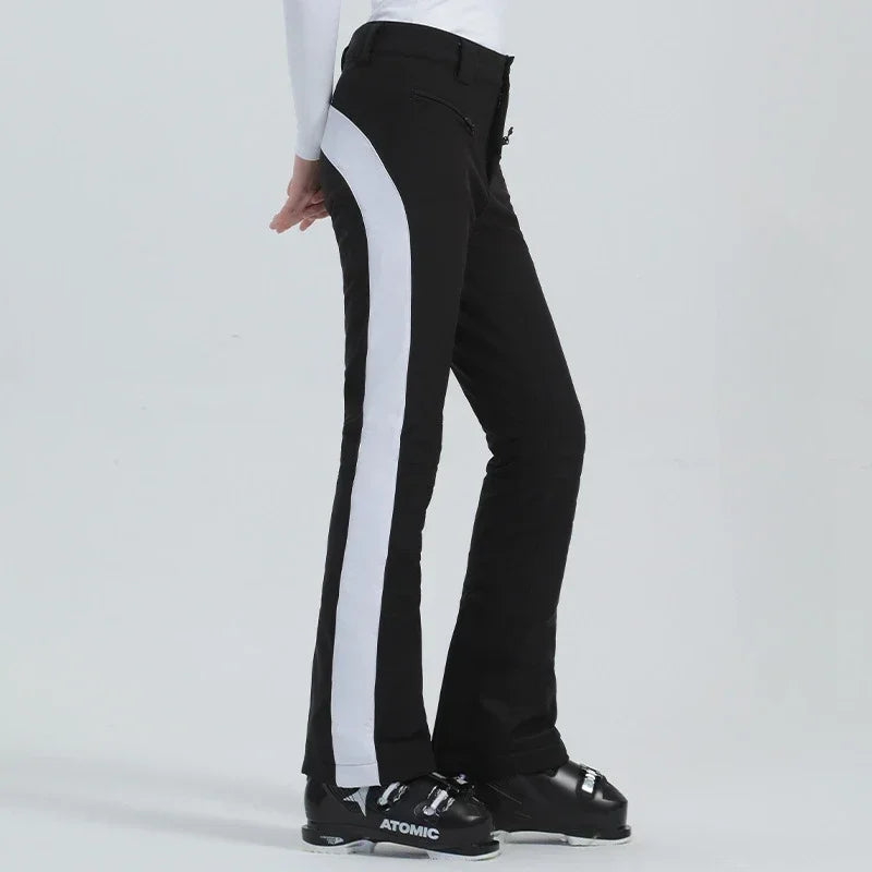 Ladies High Elasticity Ski Pants – Slim Fit Women’s Waterproof Snow Pants