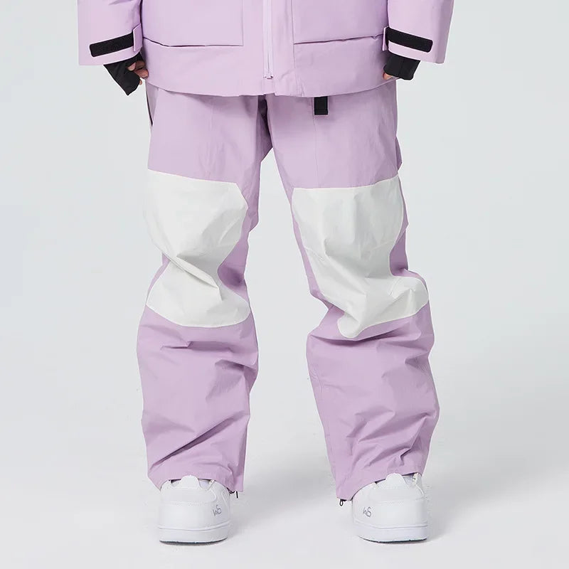 Dollplus 2025 Baggy Snowboard Pants – Waterproof, Windproof & Thermal Ski Trousers