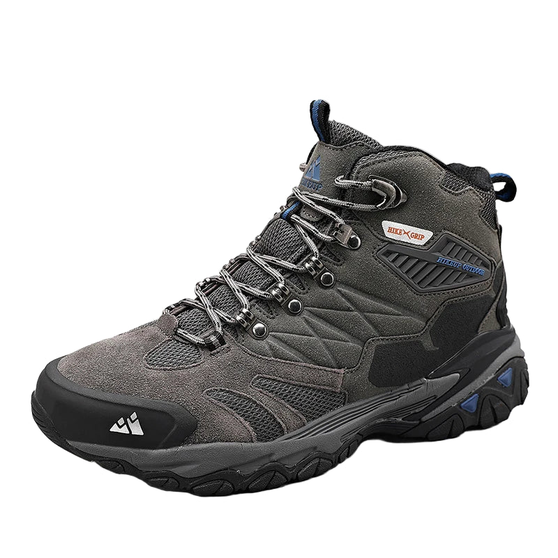 HIKEUP Men’s Winter Boots | Suede Waterproof Hiking & Tactical Combat Boots