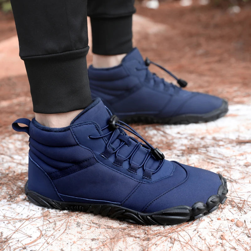 Hiking shoes Pro Non-Slip Waterproof Winter, Winter Barefoot Shoes, Mens Womens Winter Barefoot