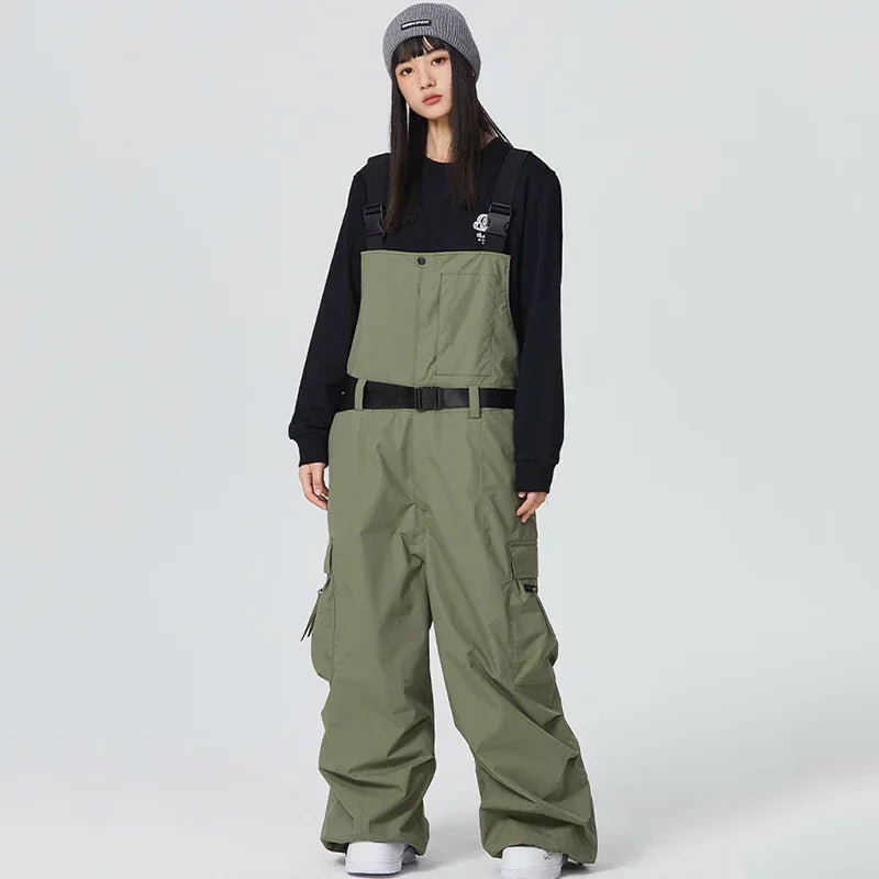 Dollplus Winter Ski Pants – Unisex Snowboard Overalls, 15,000mm Waterproof & Windproof