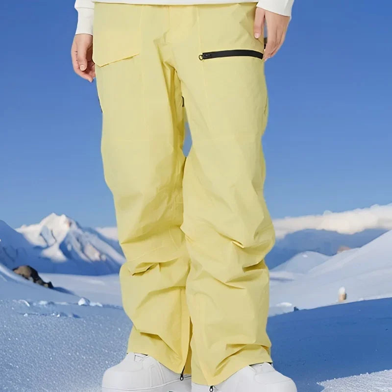 Dollplus 2025 Baggy Snowboard Pants – Waterproof, Windproof & Thermal Ski Trousers