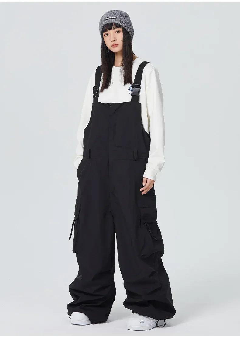 Dollplus Winter Ski Pants – Unisex Snowboard Overalls, 15,000mm Waterproof & Windproof