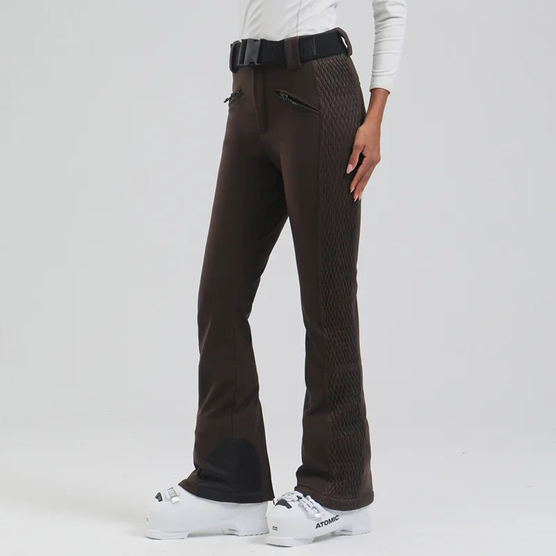 Womens snowboard Pants by Mioigee – Slim Fit, Elastic Waist, Waterproof & Breathable